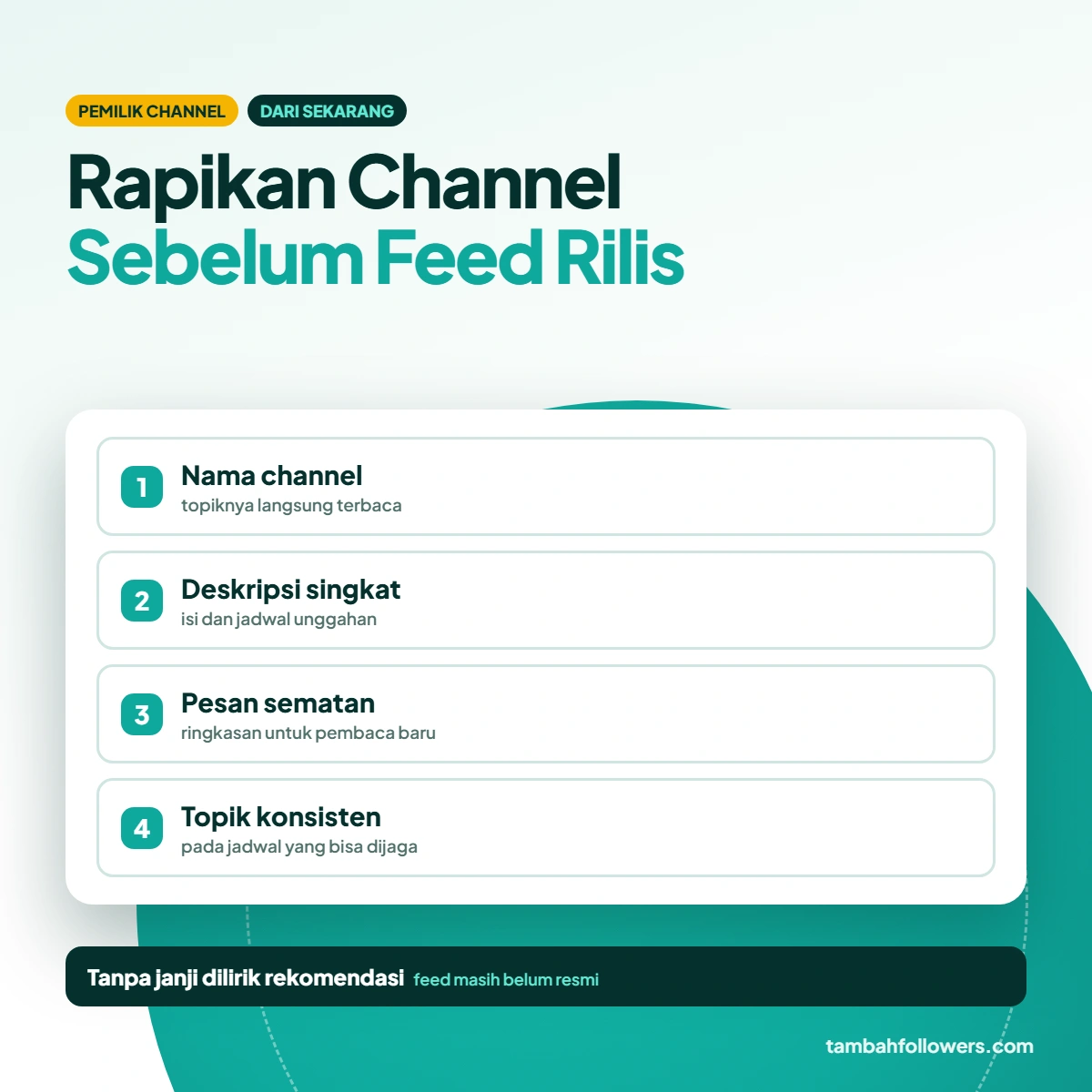 Daftar periksa profil channel Telegram yang disiapkan sebelum fitur berita Telegram rilis
